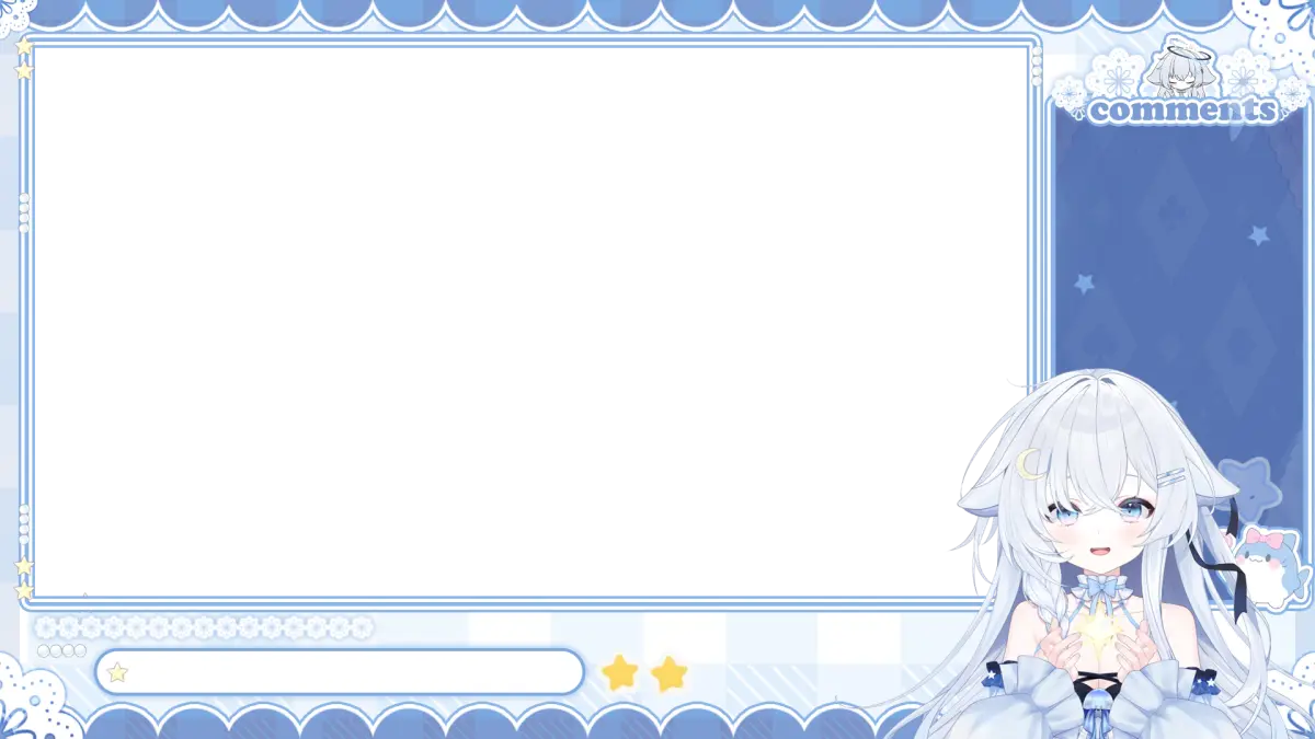 Moon Jellyfish VTuber Model Live2D Avatar | Premade Anime Character for VTube Studio