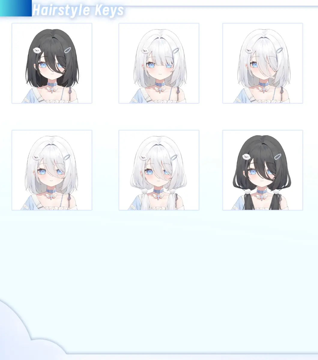 Premade Live2D VTuber Model Baby Seal Girl | VTube Studio Avatar with Expressions