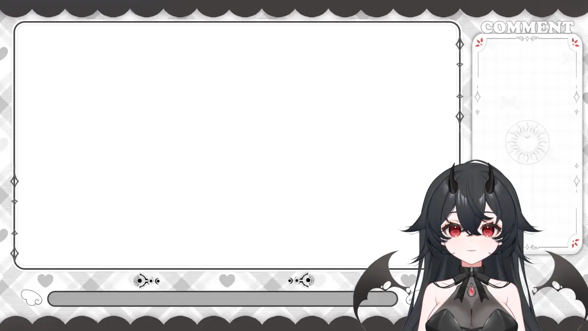 Live2D VTuber Model Angel Devil Avatar for VTube Studio Anime Character Customizable