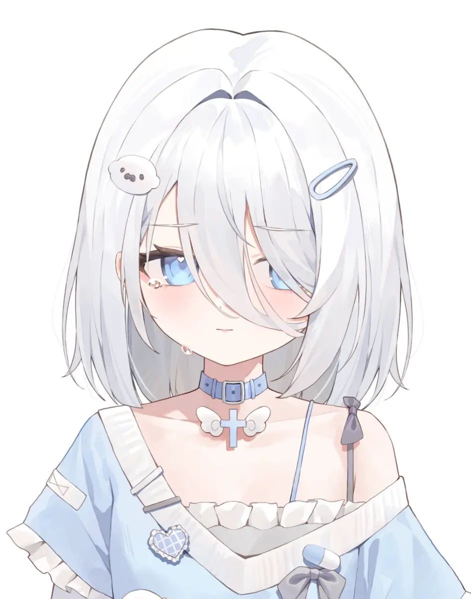 Premade Live2D VTuber Model Baby Seal Girl | VTube Studio Avatar with Expressions