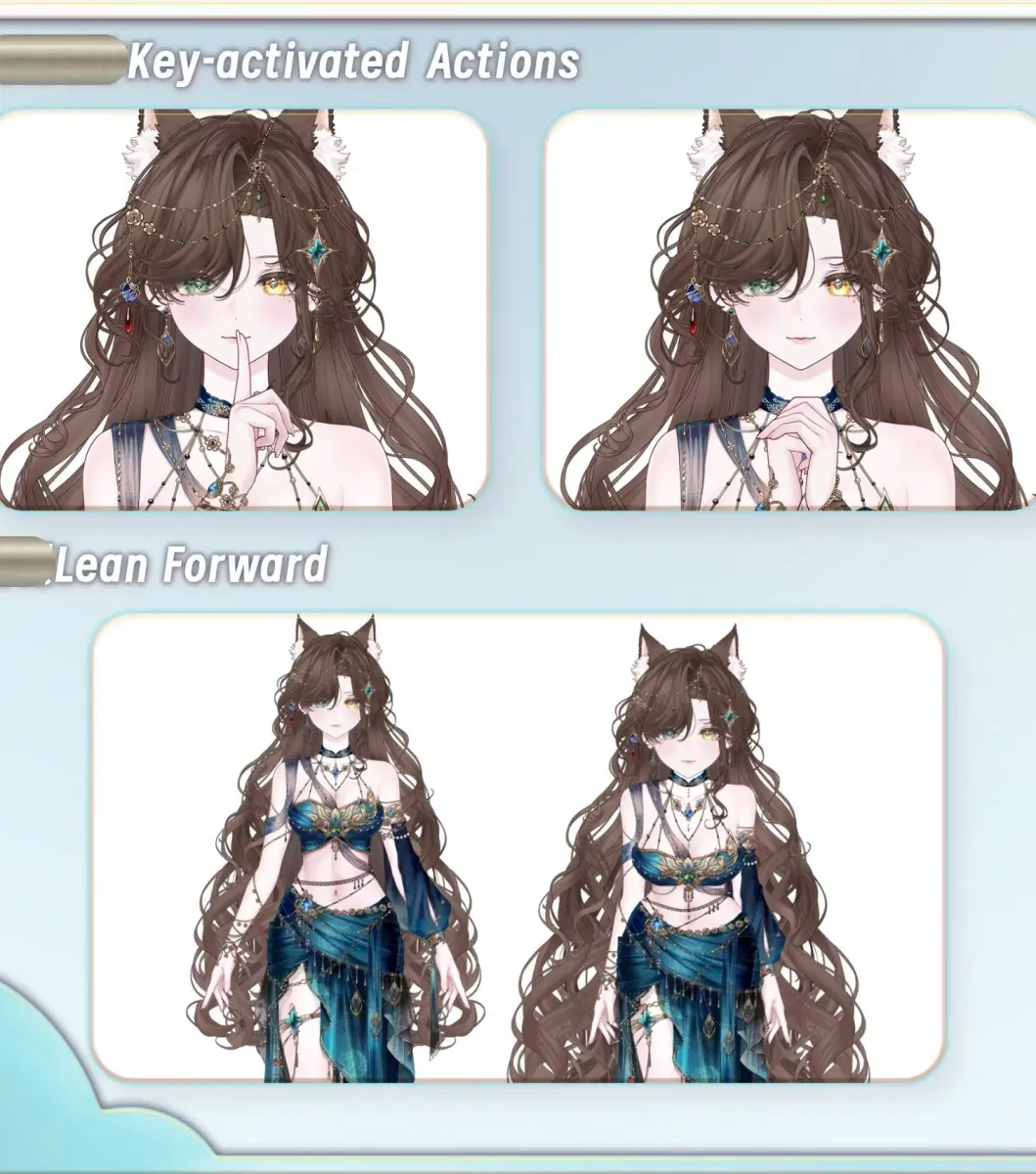 Princess of the Western Regions Live2D VTuber Model | Fantasy Fox Girl Avatar for VTube Studio