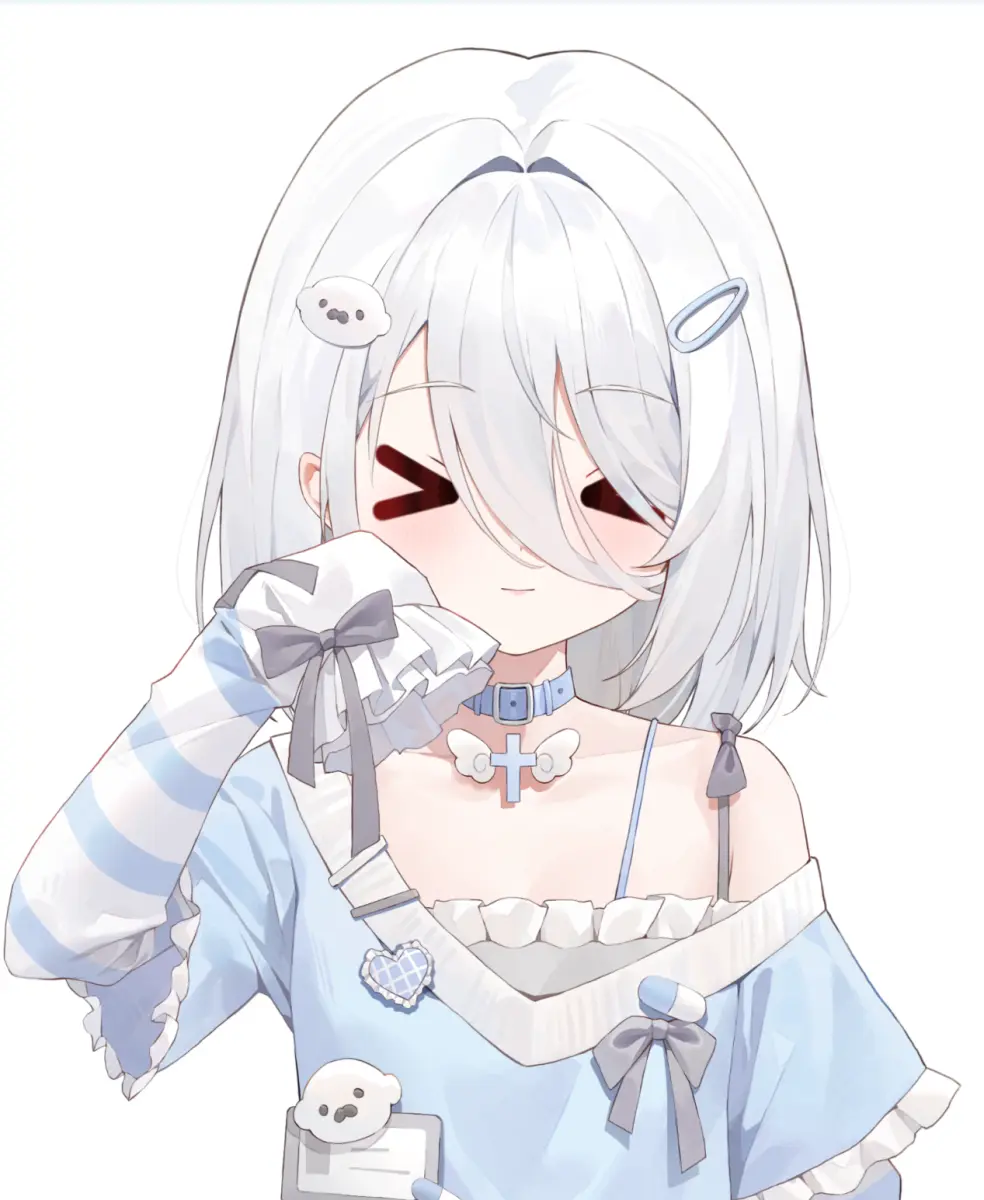 Premade Live2D VTuber Model Baby Seal Girl | VTube Studio Avatar with Expressions
