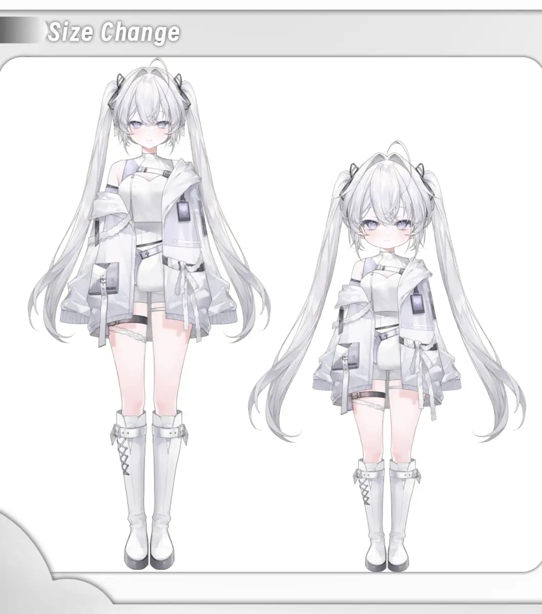Live2D VTuber Model | Cybernetic Girl Zero Avatar | VTube Studio Premade VTuber Model