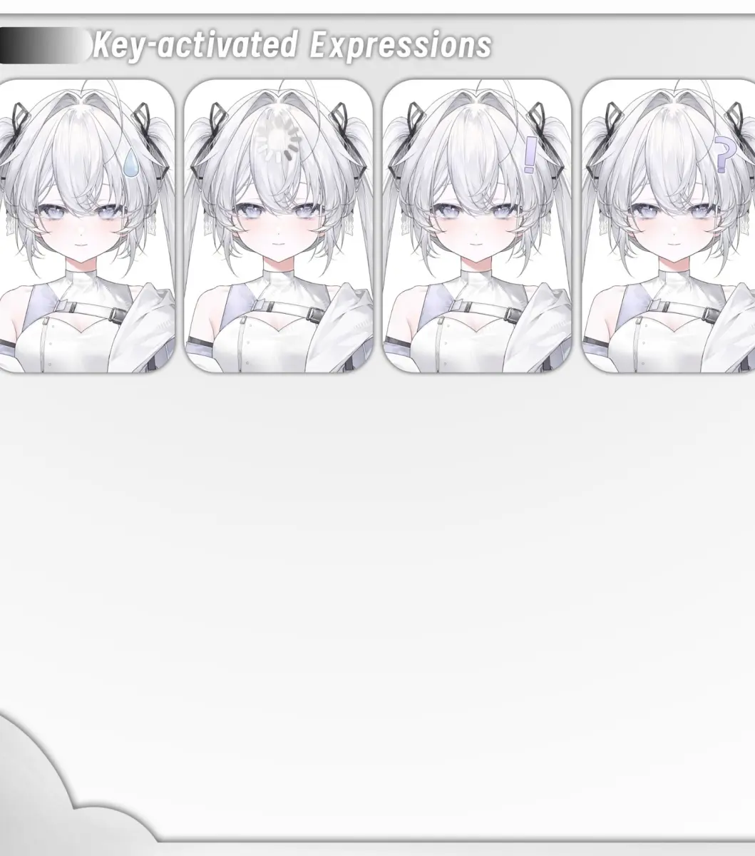 Live2D VTuber Model | Cybernetic Girl Zero Avatar | VTube Studio Premade VTuber Model