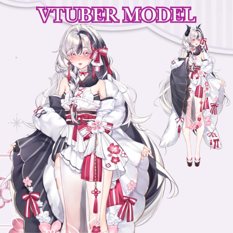 Yukina – Live2D VTuber Model | Premade Fully Rigged Avatar