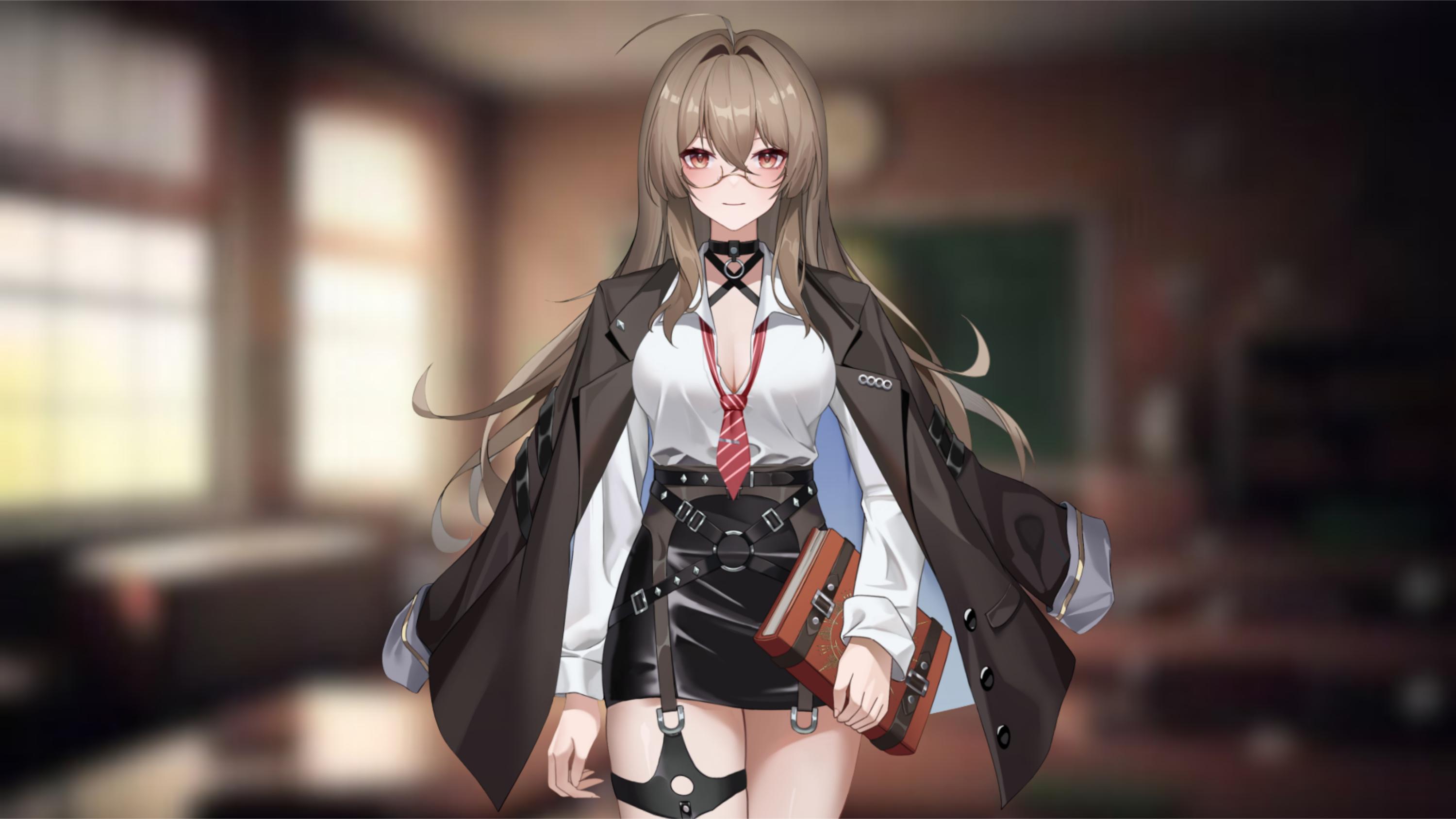 Teacher Girl – Live2D VTuber Model | Fully Rigged Premade Avatar