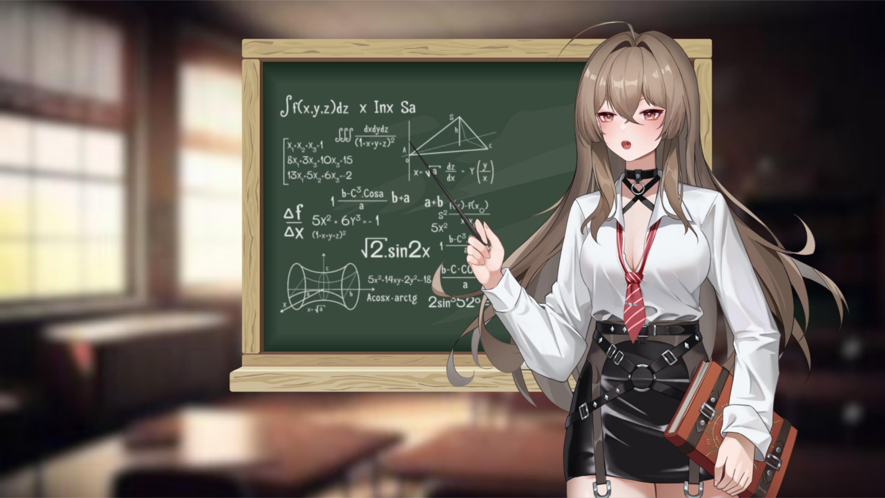 Teacher Girl – Live2D VTuber Model | Fully Rigged Premade Avatar