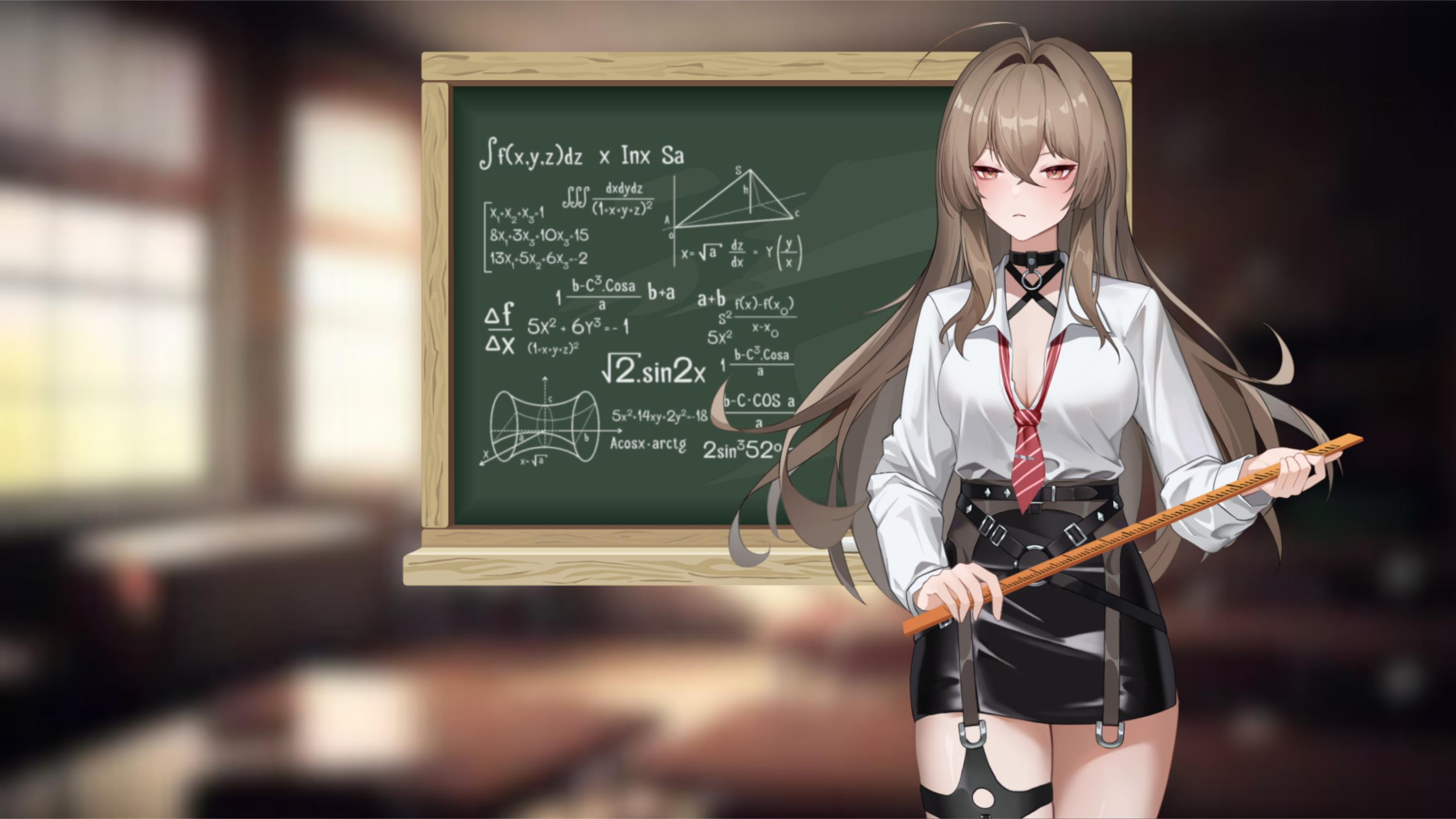 Teacher Girl – Live2D VTuber Model | Fully Rigged Premade Avatar