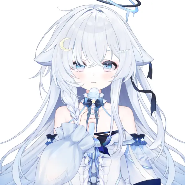 Moon Jellyfish VTuber Model Live2D Avatar | Premade Anime Character for VTube Studio